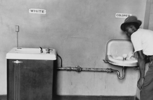 Photographs that tell a story- Elliot Erwitt's 'Segregated Water Fountains'  | Sophie Davey Photographic Journalism (Level 4)